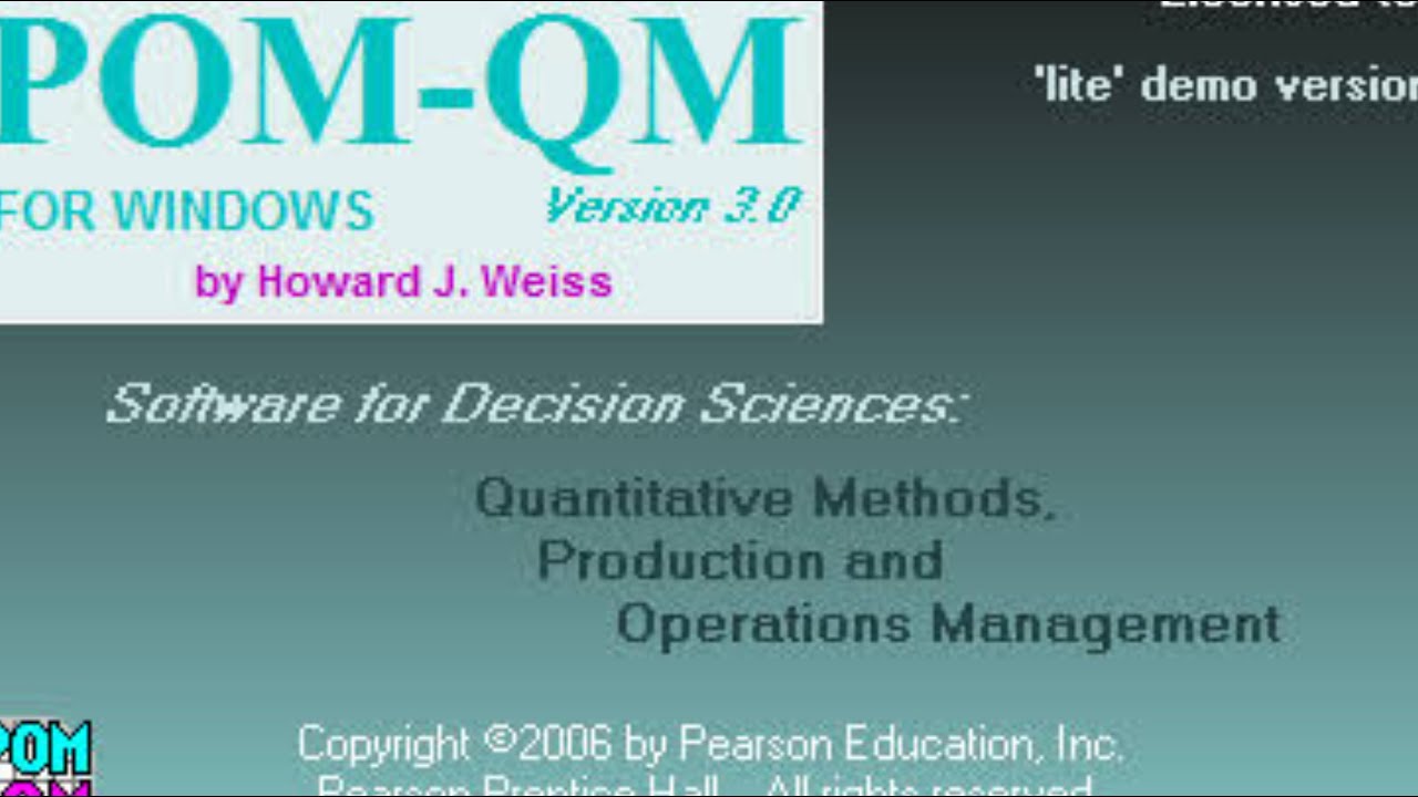 Tutorial Modul 2 - POM QM - YouTube