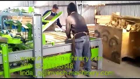 Semi Automatic Stringer Wood Pallet Nailing Machine
