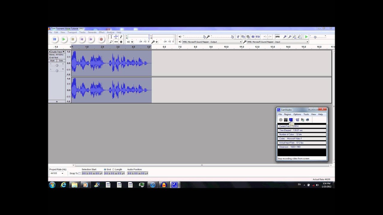 Audacity Tom Toonami Voice (Steven Blum) HD YouTube