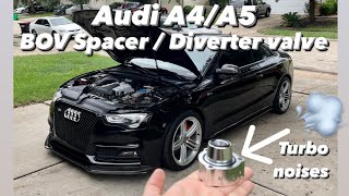 AUDI A4 / A5 MODS BLOW OFF VALVE SPACER | DIVERTER VALVE !!!