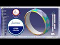 How to create a mechanical part using catia generative shape design 126 multi faceted ring