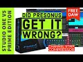 Studio One V5 Channel Strip Compressor Test. Did PreSonus Get it Wrong?