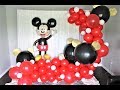 Mickey Mouse Backdrop Balloon Garland DIY | How To