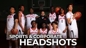 How to Photograph a High Volume of Portraits (Sports & Corporate Headshots)