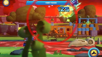 Angry birds transformers Spark run. Level 1