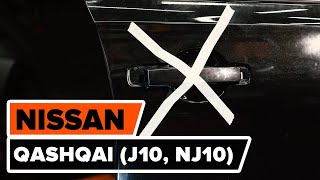 Jak wymienić Cięgno hamulec postojowy NISSAN QASHQAI / QASHQAI +2 (J10, JJ10) - darmowe wideo online