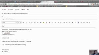 REPLYING TO A FORMAL EMAIL screenshot 5
