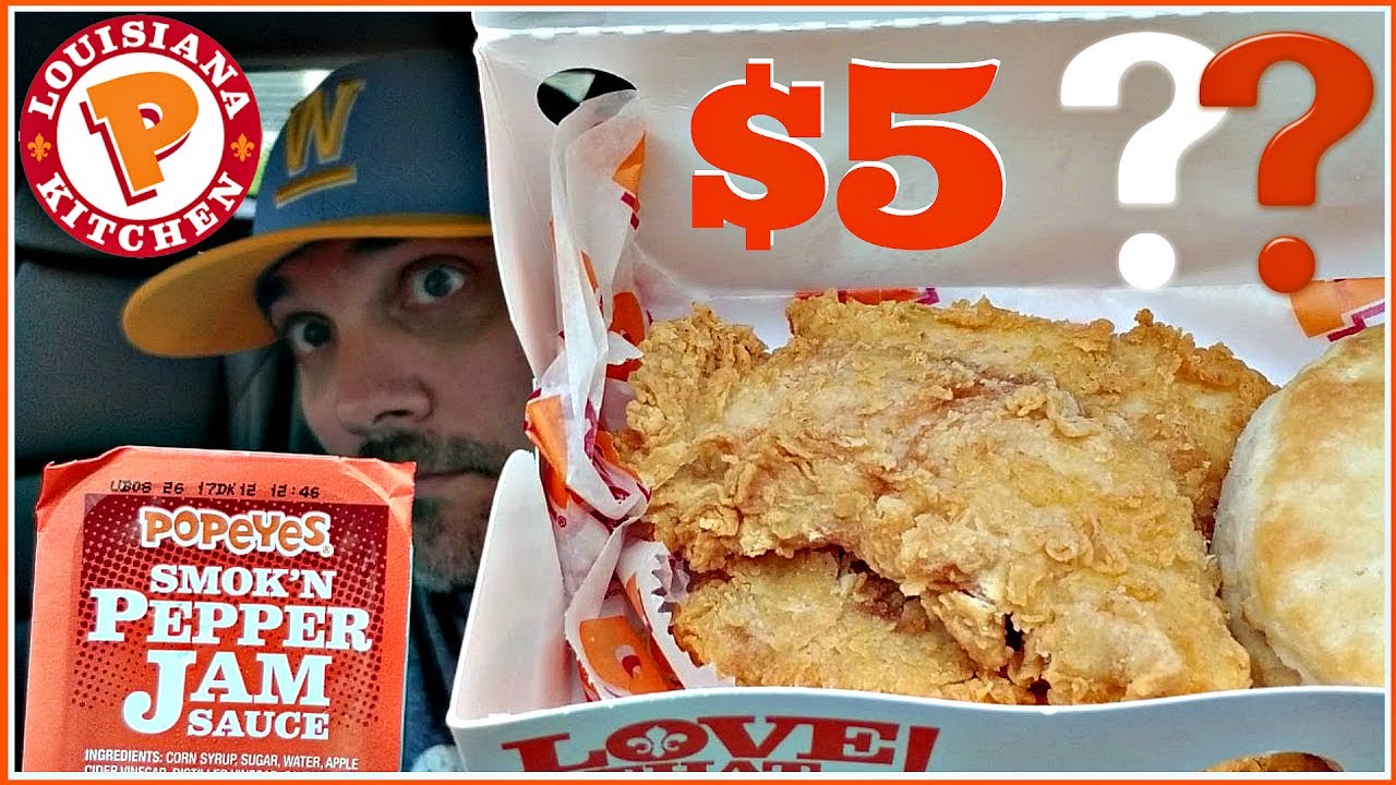 POPEYES® SWEET & CRUNCHY TENDERS REVIEW W/ SMOK'N PEPPER JAM YouTube