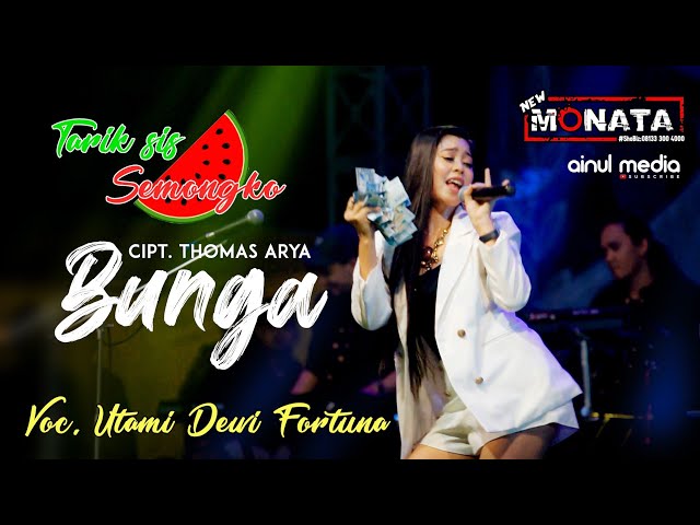 Utami Dewi Fortuna - Bunga - Tarik sis semongko - New Monata Live Blega Bangkalan class=