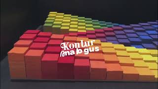 DSGN6752033 - Spatial Design 3 Dimensional Contour Assignment with Analogous Gradient Coloring