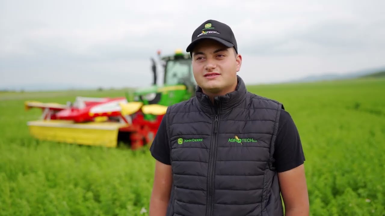 John Deere 6110R  & Pottinger Novacat 351 Alpha Motion Pro @agrotechgreece