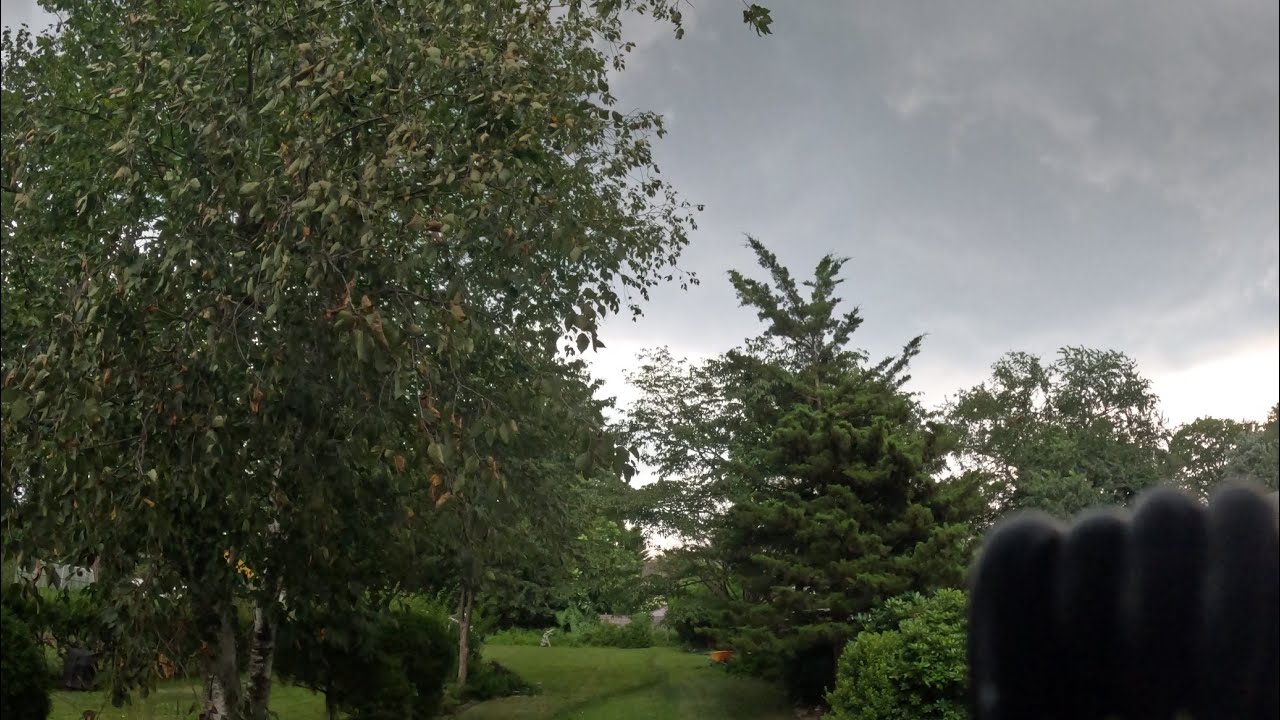 GWC Storm Footage - Intense Thunder and Lightning from Severe Thunderstorm - July 31, 2025