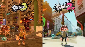 Splatoon 3 Vs Splatoon 2 Early Comparison Direct Graphics & Loading [4K]