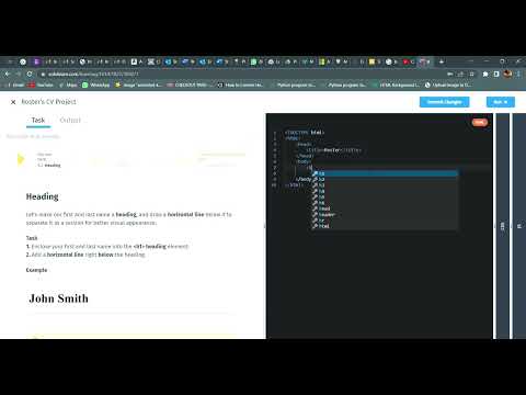 HTML Basics 6.1| Headings, Lines, Comments| SOLOLEARN Answer