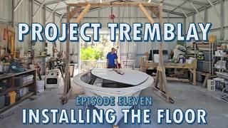 Deck Installation | Lifting the floor up and into the boat