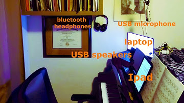 Zoom Optimization for Piano Lessons. High Fi Audio, Ipad Mirroring, Gear Setup