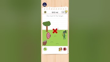 Brain Test All Star Level 462 |She Must Hit The Target| Walkthrough Solution