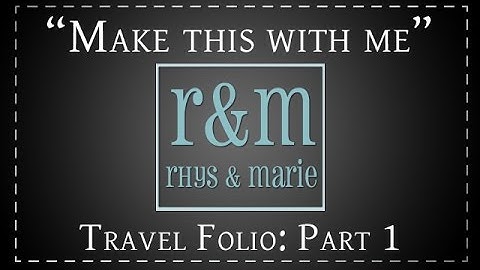 Tim Holtz Folio Mini- Part 1