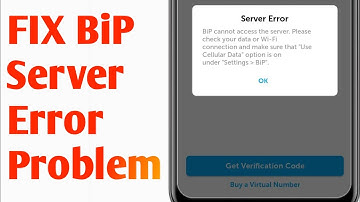 BiP Server Error - Bip Cannot Access The Server Problem Solved