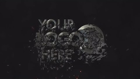 Cinematic Shatter Logo Intro After Effects Templates