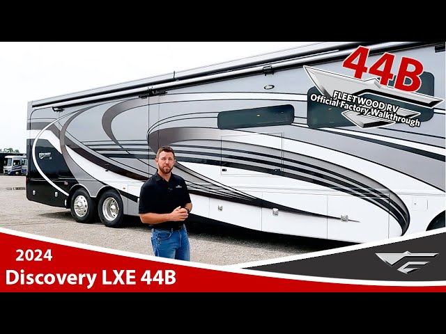 AMAZING!! 2024 Fleetwood Discovery LXE 44B - Official Factory Walkthrough.  