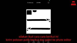Sedikit tutorial membuat livery tanpa template kaca (xor) versi saya screenshot 2
