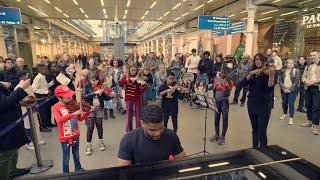 We Took The Kids To The Street Piano! - (music Masters Y6 Busking Project)