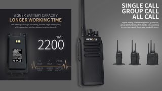 Retevis RT81 Review: IP67 DMR Radio for Tough Jobs ~ DMR Digital Radio 10PCS Retevis IP67 Waterproof