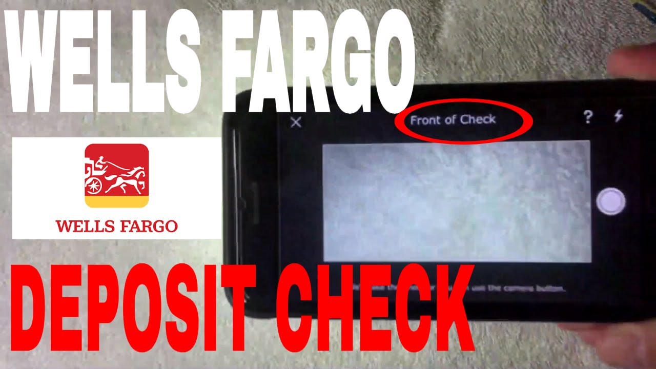 ✅ How To Mobile Deposit Check With Wells Fargo Mobile App 🔴