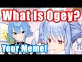 Pekora didnt know that ogey has become a meme