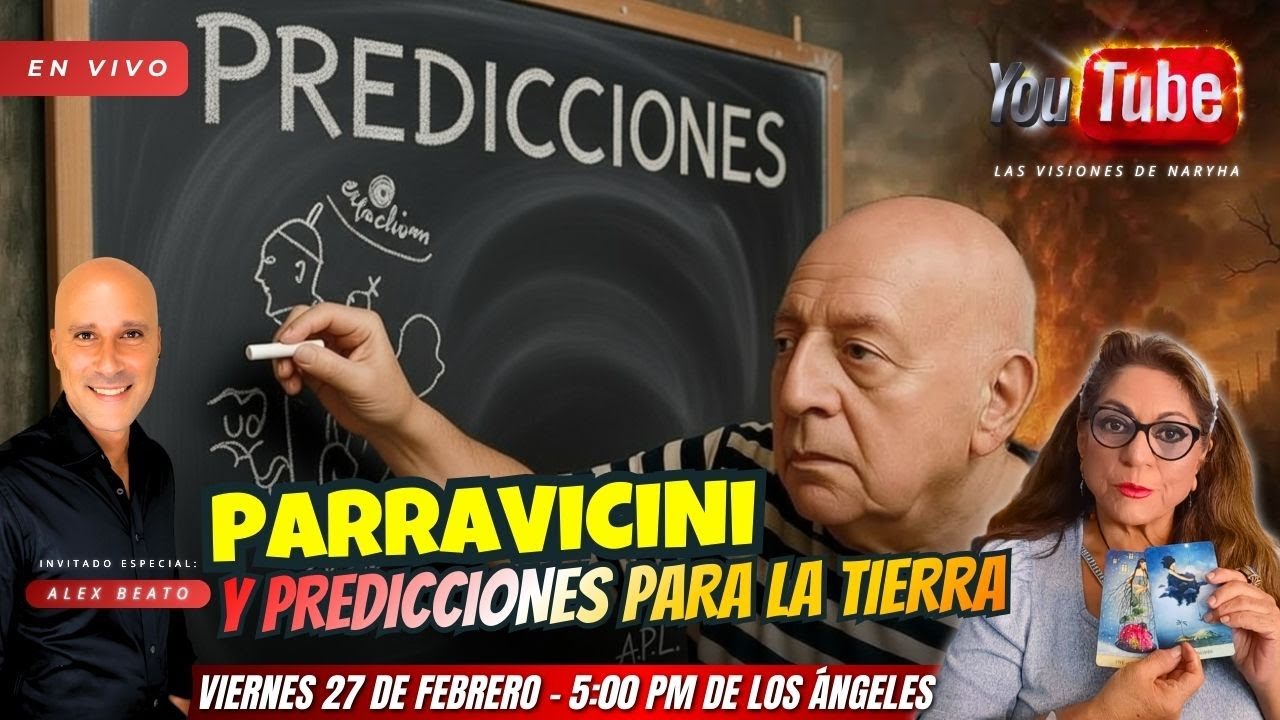 Parravicini y #Predicciones para la Tierra con #NaryhaCastañeda y #AlexBeato 😍😉