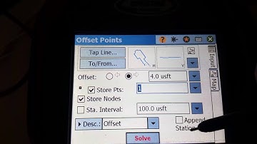 HOW TO CREATE OFFSET POINTS FROM 3D XML WITH SURVEY PRO