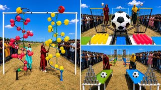 Most Thrilling Football Balloon Game 🔥| Everyone was shocked by what happened at the end 😱/ Sahil... screenshot 5