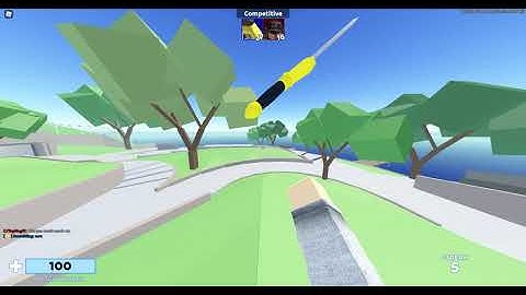 one of the first dragunov flick trickshots (Roblox Arsenal)