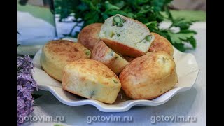 Маффины с сыром и спаржей