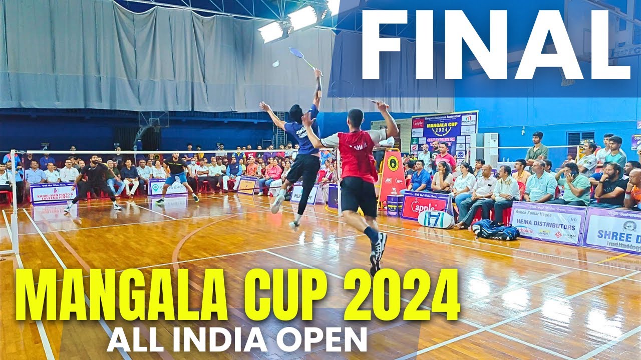 VAIBHAV/ASHITH SURYA VS KISHAL/RUDRA - MANGALA CUP 2024 | ALL INDIA OPEN BADMINTON DOUBLES FINAL