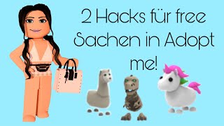 2 Hacks für Free Sachen in Adopt me! (Deutsch)