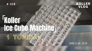 Get to know the KOLLER 1 ton/day Cube Ice Machine