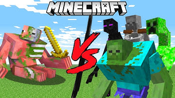 MUTANT PIGMAN vs EVERY MUTANT MOB in Minecraft Mob Battle