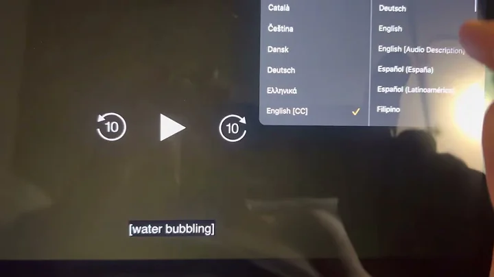 How to turn off Amazon Prime audio description