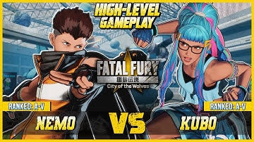 FATAL FURY: CotW ⭐ NEMO (HOKUTOMARU) vs Kubo (PREECHA) ⭐ FF:CotW High Level Gameplay!