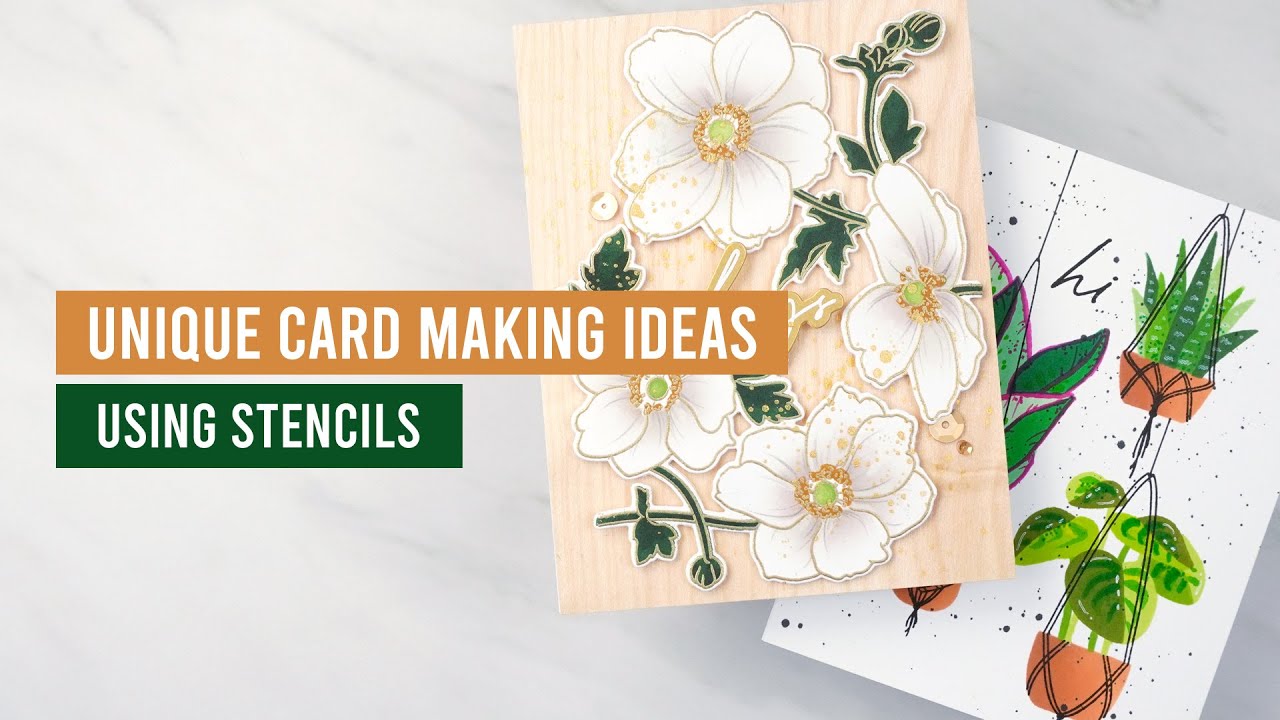 Fresh & Creative Ways to Make Cards Using Stencils | Altenew Marvelous Monthly Video Hop + Giveaway