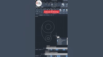 Autocad 2d drawing Practice 1 | Autocad for beginners | #shorts #autocad #abcadworld