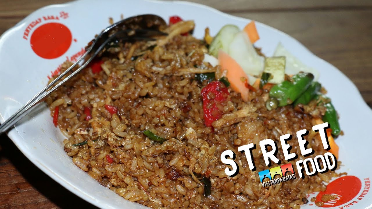 STREET FOOD INDONESIA FRIED RICE NASI  GORENG  YouTube