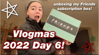 unboxing my Friends subscription box! | Vlogmas 2022