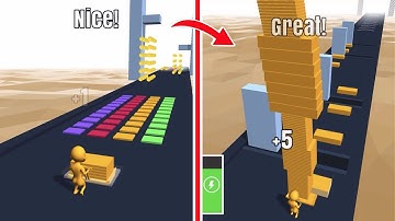 Stack Colors 🌈⭕ NEW LEVEL! Gameplay Walkthrough Android,iOS Update Mobile Game All Levels UV6BB9