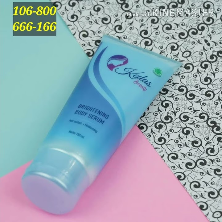 Review Kedas Beauty Bpom // Kedas Beauty Asli serum pemutih badan 082338106800