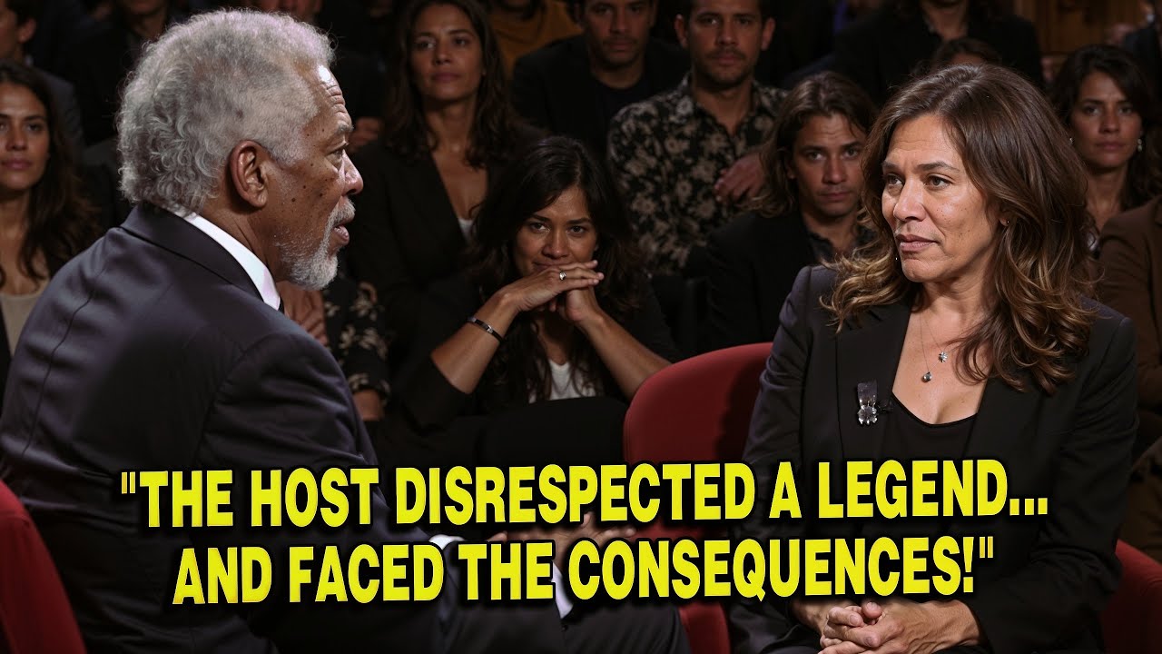 Morgan Rude Morgan Freeman confronts a rude talk show host – His response shocks ...