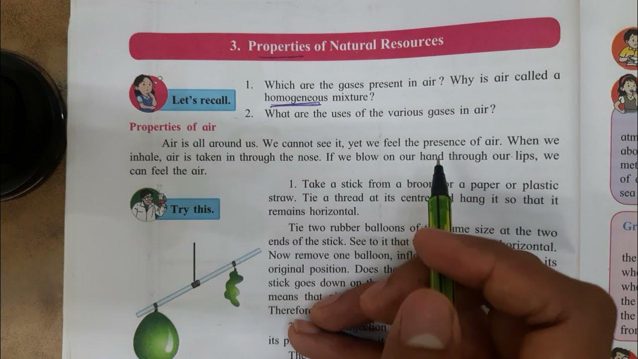 3. Properties of natural resources class 7 SCIENCE subject std