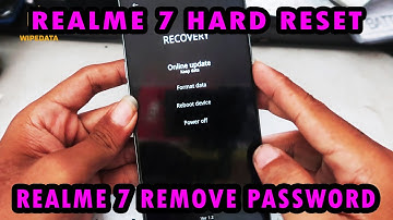 REALME 7 HARD RESET REMOVE PASSWORD FACTORY RESET FORMAT DATA
